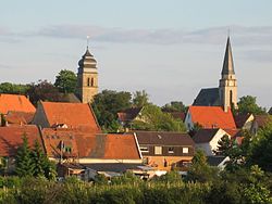 Skyline of Ober-Flörsheim