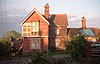 Mantan Lavant Railway Station, West Sussex pada tahun 1988