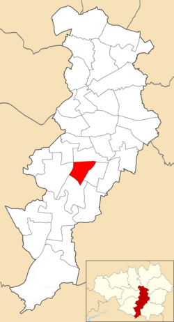 Distrito electoral Old Moat dentro del Ayuntamiento de Manchester
