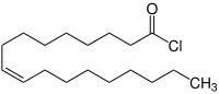 Strukturformel von Oleoylchlorid