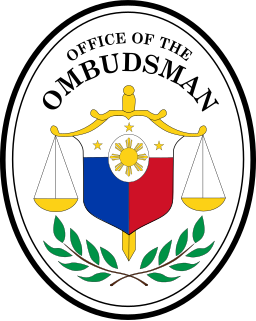 <span class="mw-page-title-main">Ombudsman of the Philippines</span> Independent national position in the Philippines