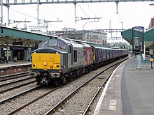 ROG 37 884 hauling class 313 units through Newport