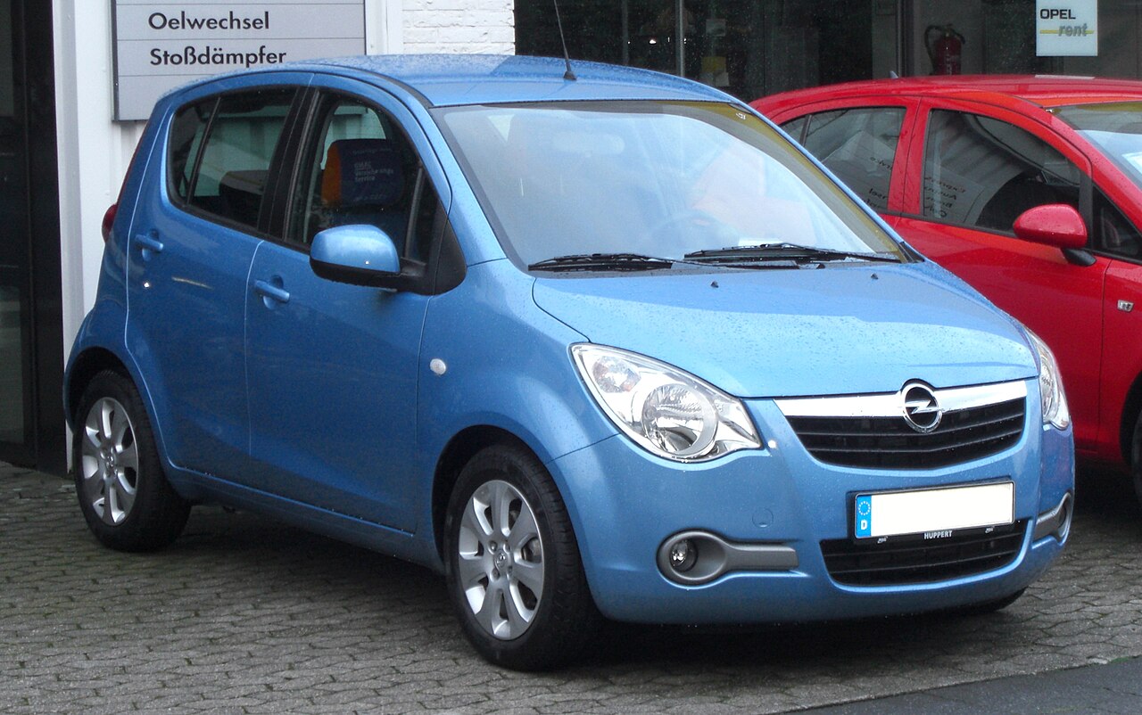 File:Opel Agila ecoFLEX Edition (B) – Frontansicht, 30. August