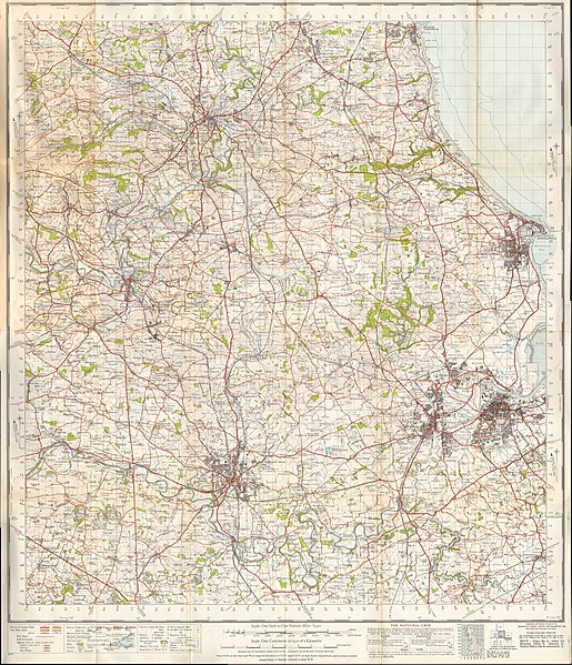 File:Ordnance Survey One-Inch Sheet 85 Durham, Published 1947.jpg