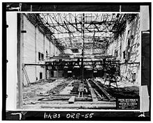 The theater while under construction, August 1927 Oriental Theatre interior construction in 1927 - Portland Oregon.jpg