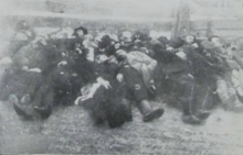 Jewish corpses after a pogrom in Ovruch, February 1919. OvruchPogrom.png