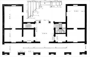 Palazzo Civena pianta Bertotti Scamozzi 1776.jpg