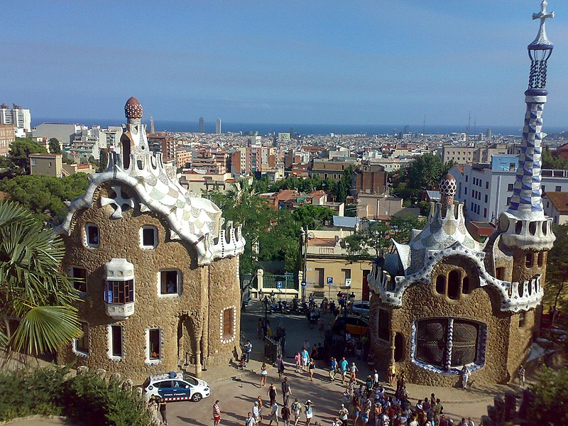 Барселона парк. Парк Гуэль 1900 1914 Барселона. Park Güell Барселона. Гауди парк Гуэль. Достопримечательности Барселоны парк Гуэль.