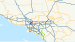 A map of the Pasadena Freeway