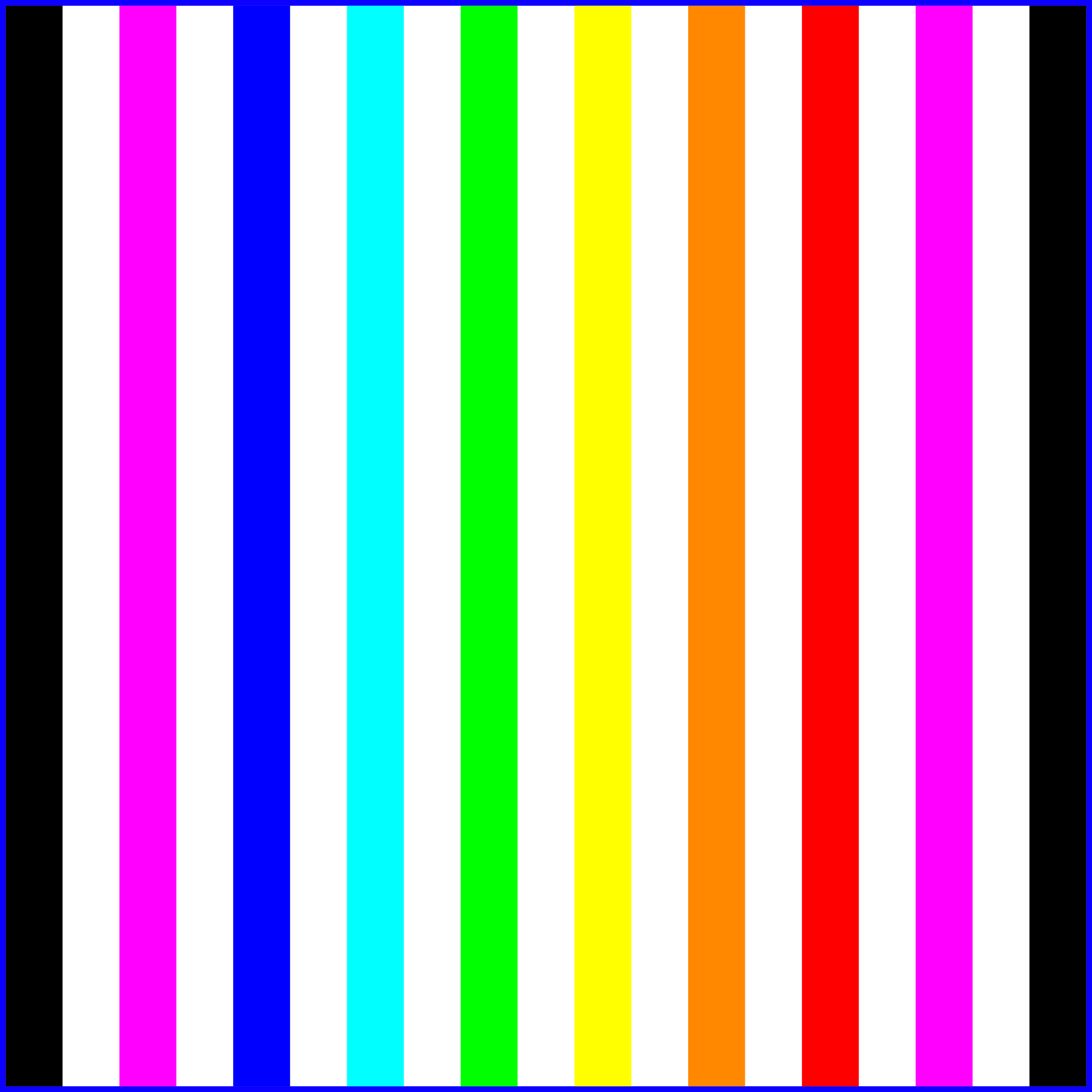 horizontal rainbow stripes