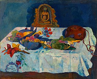 <i>Still Life with Exotic Birds</i> Painting by Paul Gauguin