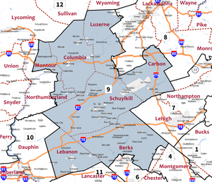 Пенсильвания Конгресс округы 9.png