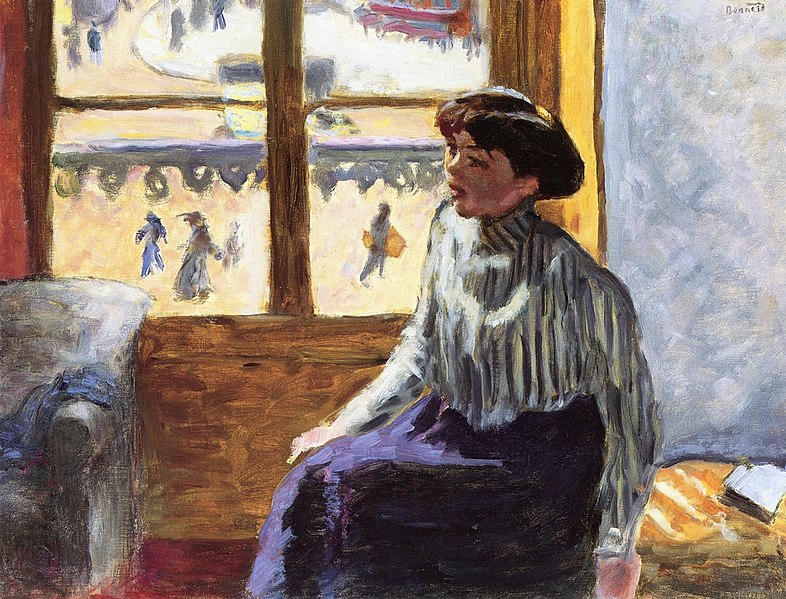 File:Pierre Bonnard Woman in front of the Window.jpg