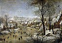 Pieter Brueghel the Younger - Winter Landscape with a Bird-trap - WGA03617.jpg