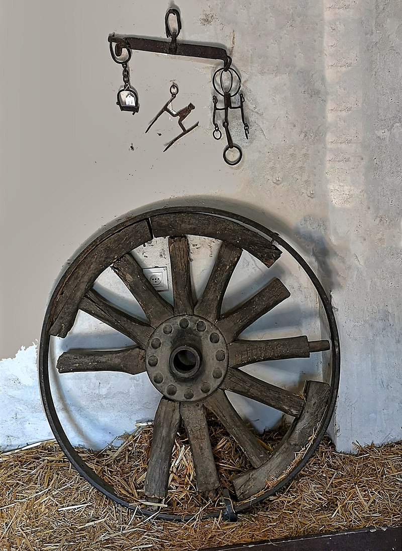 גלגל כרכרה במוזיאון ראשל"צ