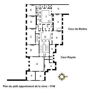 <span class="mw-page-title-main">Petit appartement de la reine</span> Rooms in the Palace of Versailles, France