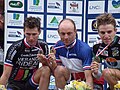 Samuel Plouhinec, Freddy Bichot et Matthieu Converset sur le podium du championnat de France 2011