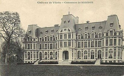 Château de Villette (kuva 1900-luvun alusta)