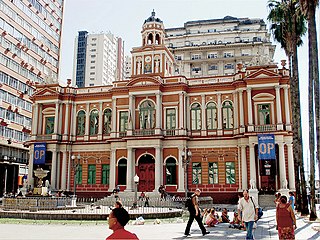 <span class="mw-page-title-main">Town Hall of Porto Alegre</span> Building in Porto Alegre, Brazil