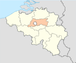 Province of Flemish Brabant (Belgium) location.svg
