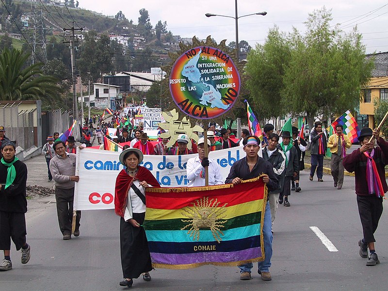 File:Quito March Bandera CONAIE 2.JPG