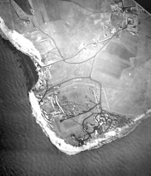 Aerial photo of Cape Gris-Nez, taken by the RAF before the bombing of the area on 26 September 1944 RAF Reco of Cap Gris Nez.jpg