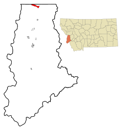 Location of Florence, Montana