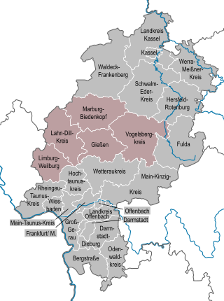 <span class="mw-page-title-main">Giessen (region)</span> Regierungsbezirk in Hesse, Germany