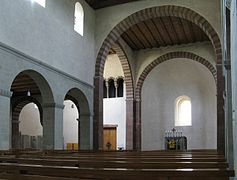 Nef et abside occidentale de, Mittelzell