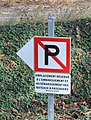 Square signs based on road signs are used for water traffic in some countries.