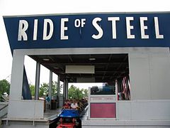 Superman - Ride of Steel à Six Flags Darien Lake