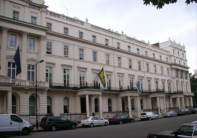 The former Royal College of Psychiatrists, Belgrave Square