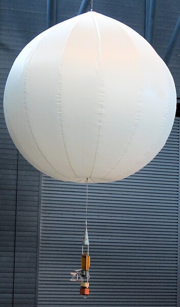 File:Russian "Vega" balloon mission to Venus on display at the Udvar-Hazy museum.jpg