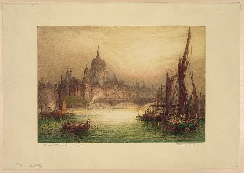 File:ST Pauls Cathedral (the incoming tide) LCCN2003681521.jpg