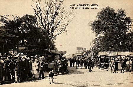 Saint Ouen sur Seine.Rue Jules Vallès