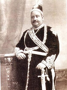 Sir Nawab Khwaja Salimullah was a zamindar with the title of nawab. His family's landholdings in Bengal were one of the largest in British India. Salimullah.jpg