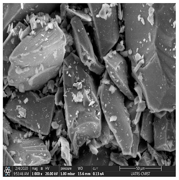 File:Scanning electron microscopy of glass powder.jpg