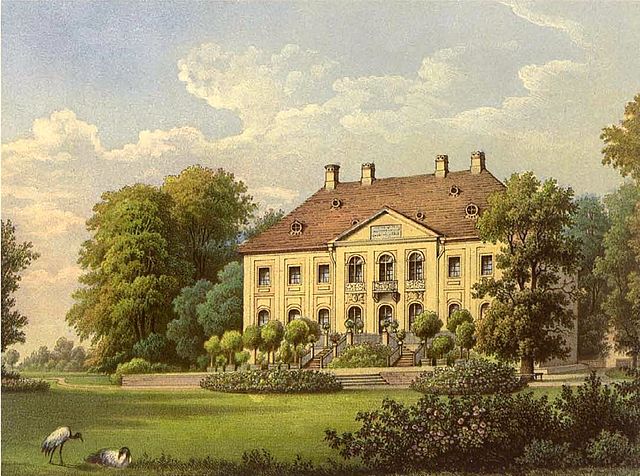 Schloss Mückenberg um 1860 (Sammlung Alexander Duncker
