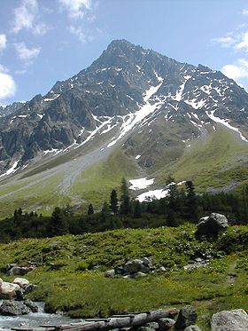 Vue du Schwabenkopf depuis le Verpeiltal