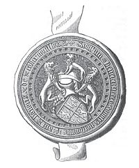Seal of Henry Percy, 3rd Earl of Northumberland in 1435.jpg