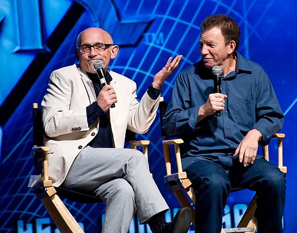 Shimerman (left) and Max Grodénchik (right) played the characters of two Ferengi brothers, Quark and Rom, on Deep Space 9