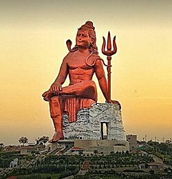 Shiva statue at-Nathdwara India.jpg