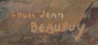 handtekening van Louis-Jean Beaupuy