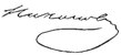 handtekening van Andrei Nikonov