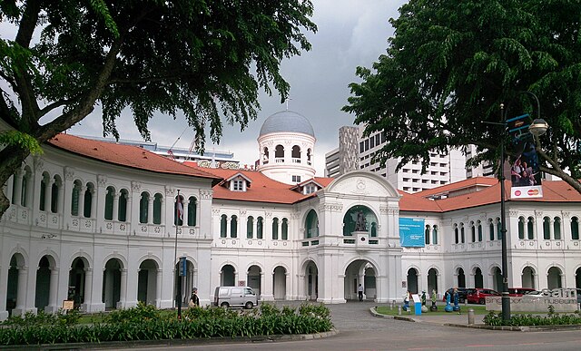 Front view of the Singapore Art Museum
