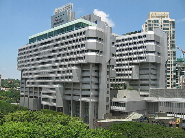 Photo of the Singapore Power Building on Aug 07