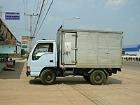 small Isuzu truck, side view