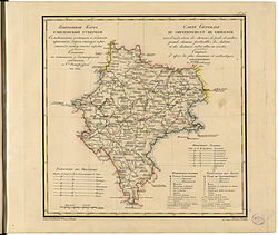Карта Смоленской губернии 1821 года