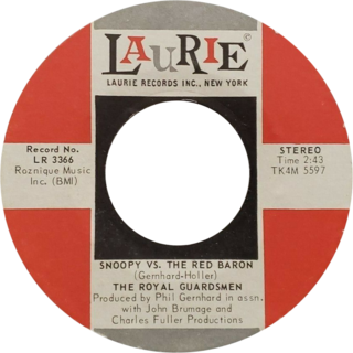 <span class="mw-page-title-main">Snoopy vs. the Red Baron (song)</span> 1966 single by The Royal Guardsmen