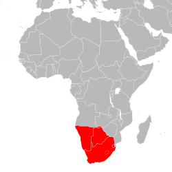 Africa meridionale - Localizzazione